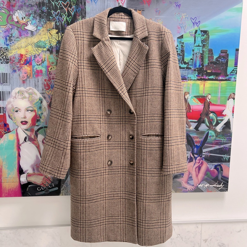 Oak & Fort Double Breasted Coat